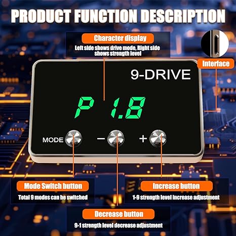 RANSOTO 9 Drive Modes Throttle Response Controller