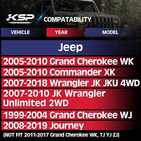 KSP 5x5 Wheel Spacers for Grand Cherokee 1999-2010